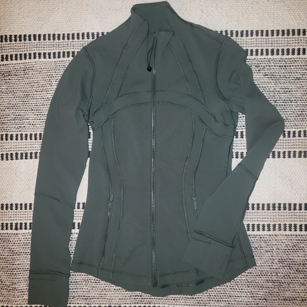 Lululemon Define Jacket - Olive Green Size 6